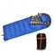 শীতকালীন আউটডোর ক্যাম্পিং স্লিপিং ব্যাগ inflatable জলরোধী পলিয়েস্টার